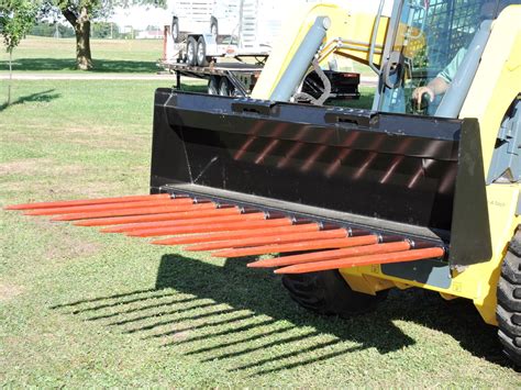 skid steer manure fork for sale|manure pusher for skid loader.